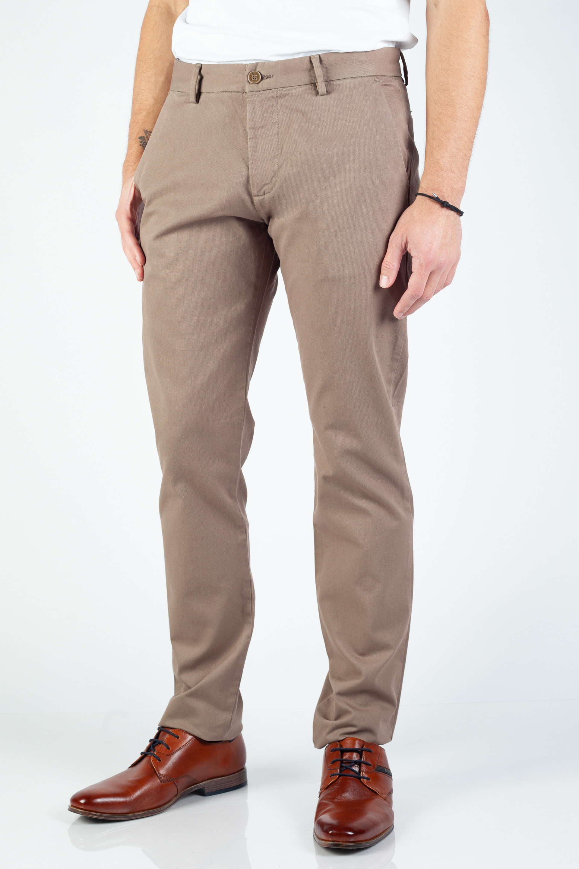 Casual trousers FRAPPOLI 1007-MILANO-DARK-OLIVE