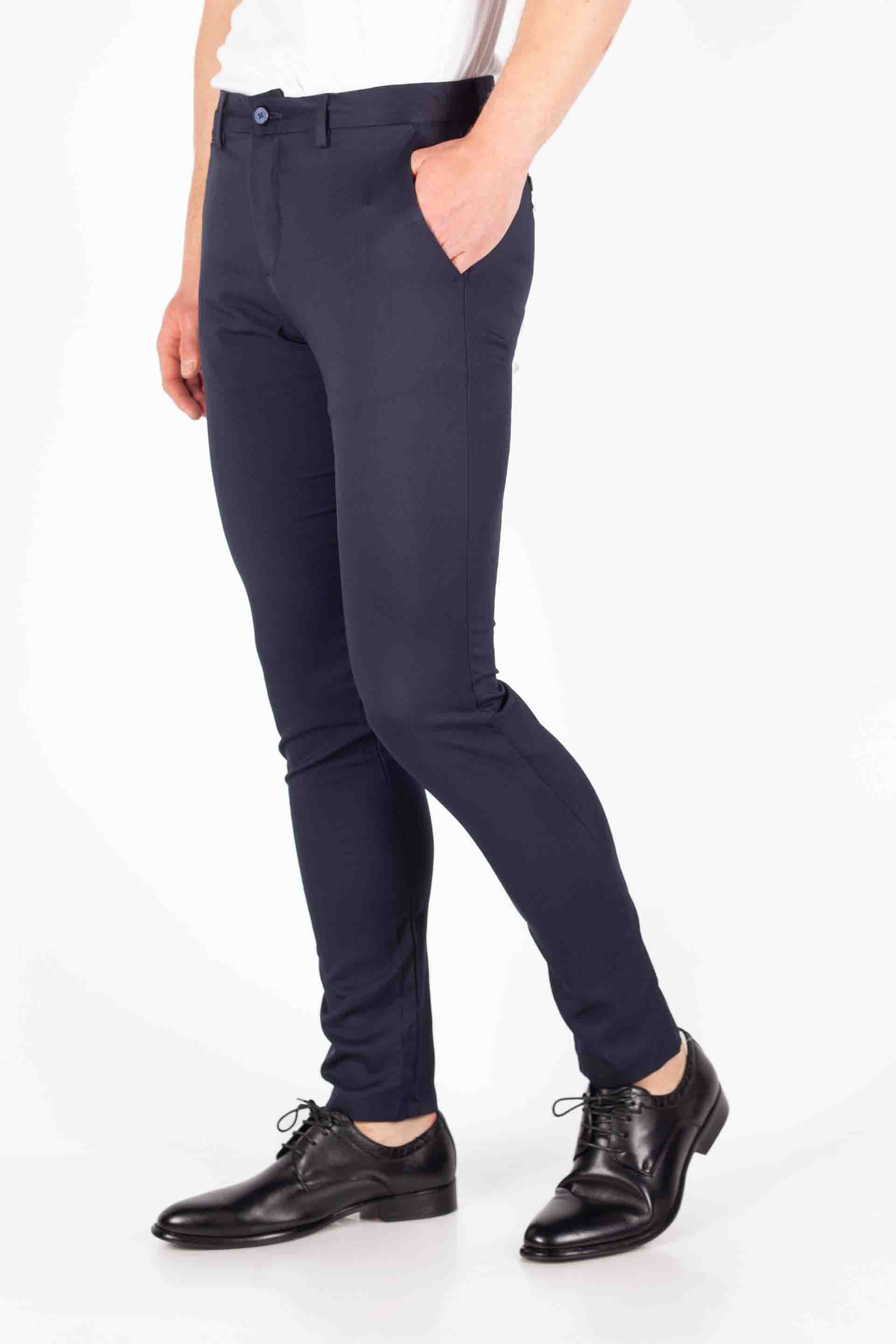 Casual trousers FRAPPOLI 1342-JAMES-K-LACIVERT
