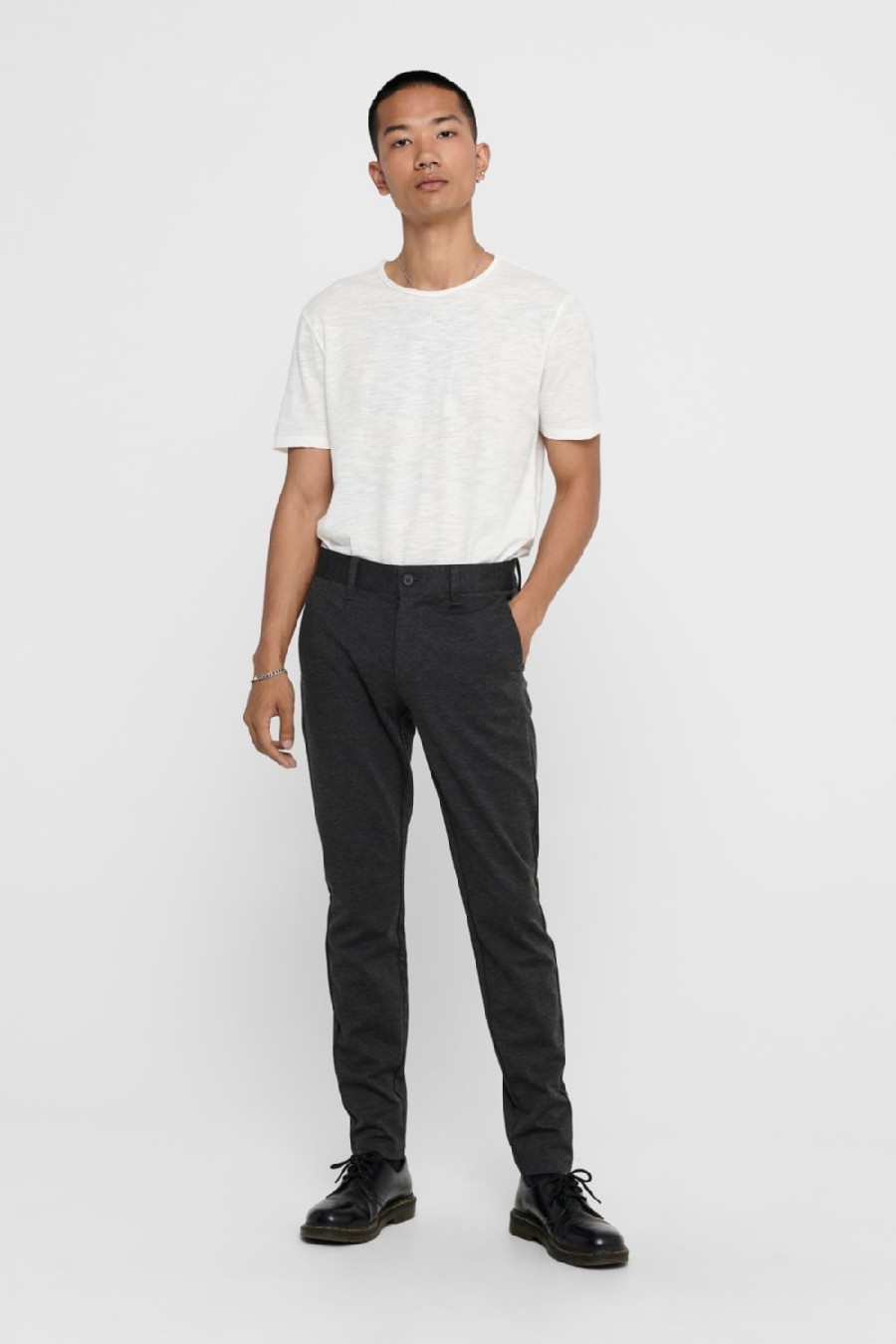 Casual trousers ONLY & SONS 22010209-DG-Melange