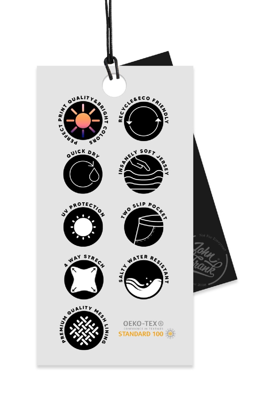 Swimming shorts JOHN FRANK JFSSSW01-NAVY