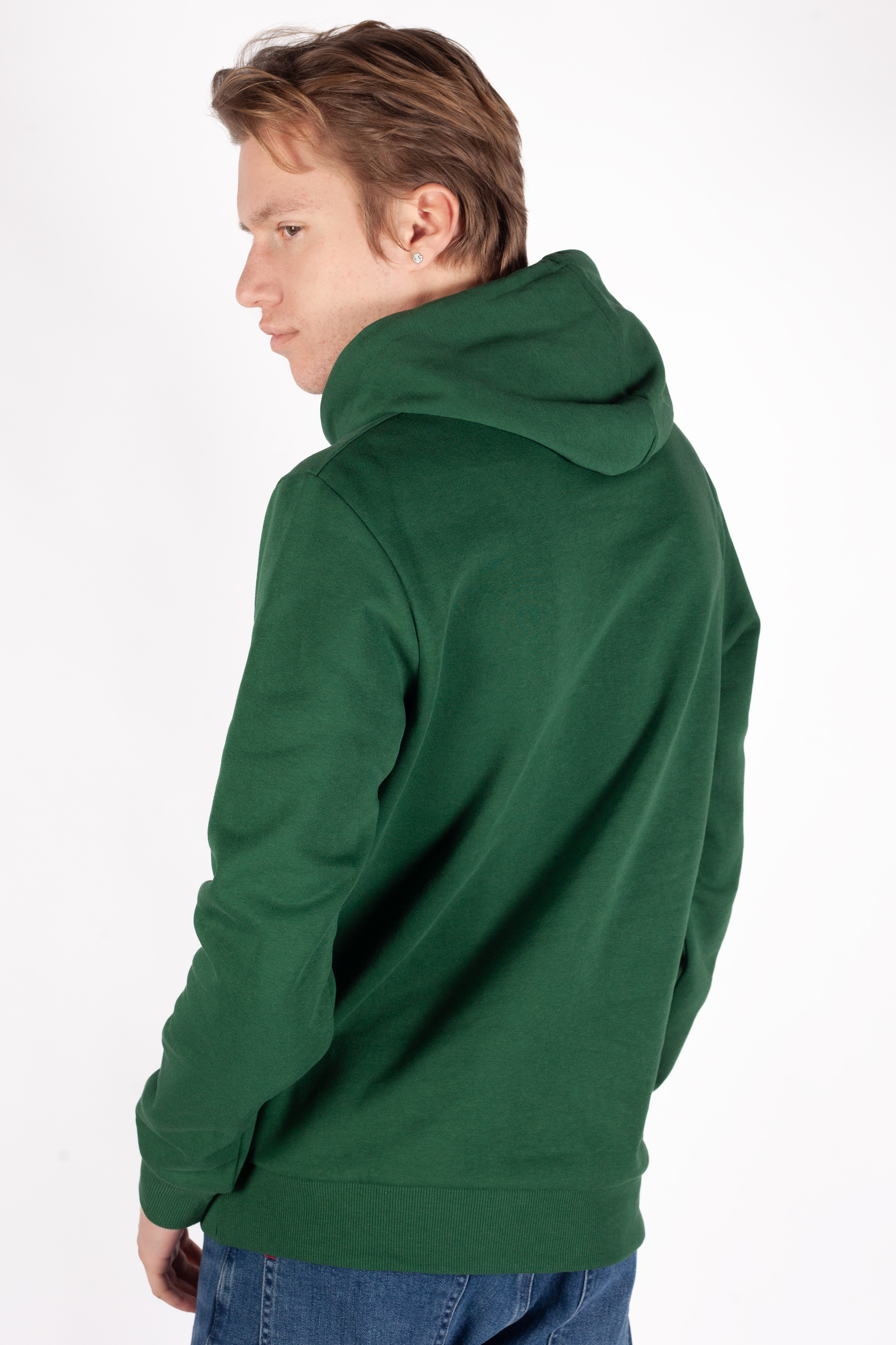 Hoodie JACK & JONES 12250266-Dark-Green