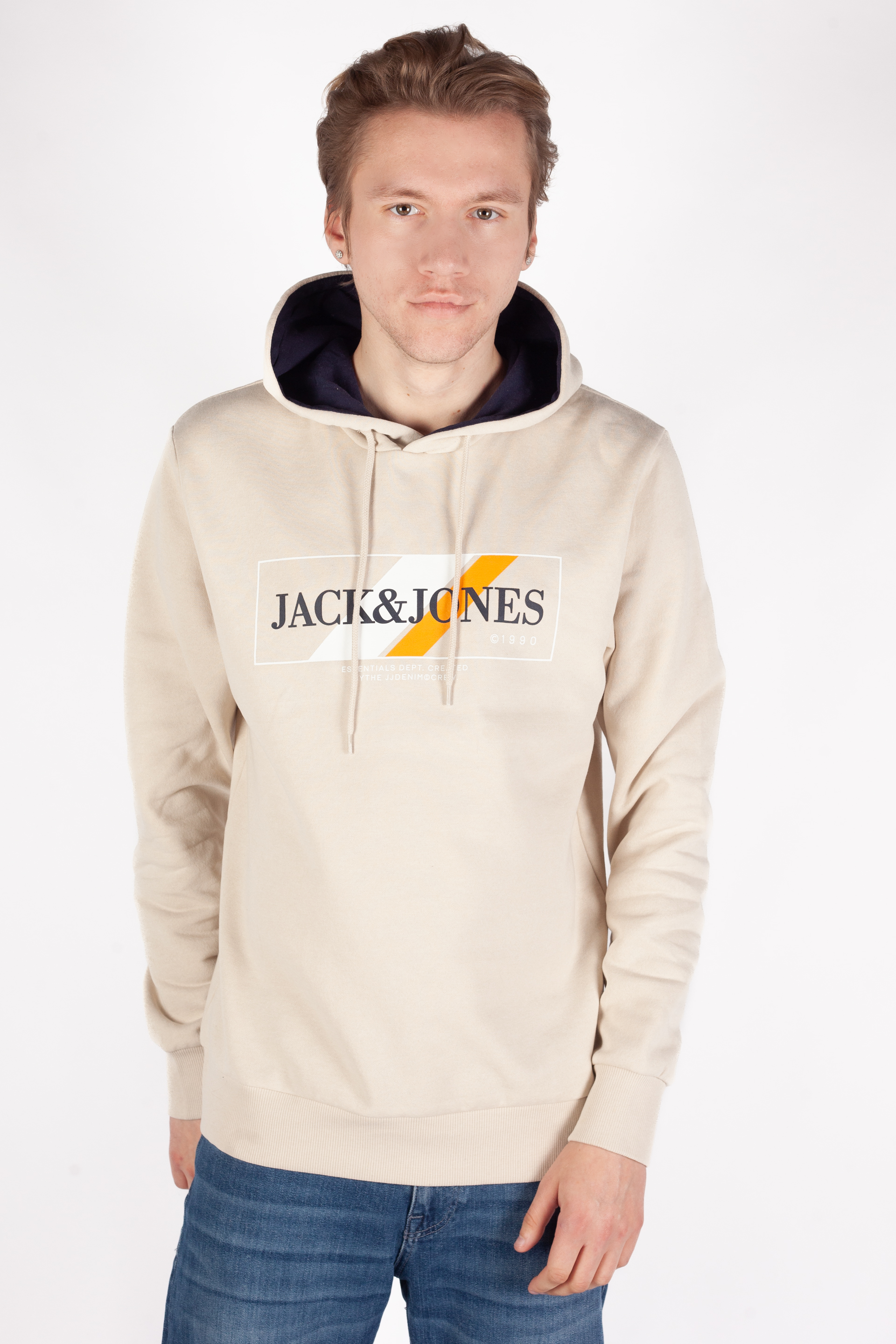 Hoodie JACK & JONES 12250266-Moonbeam