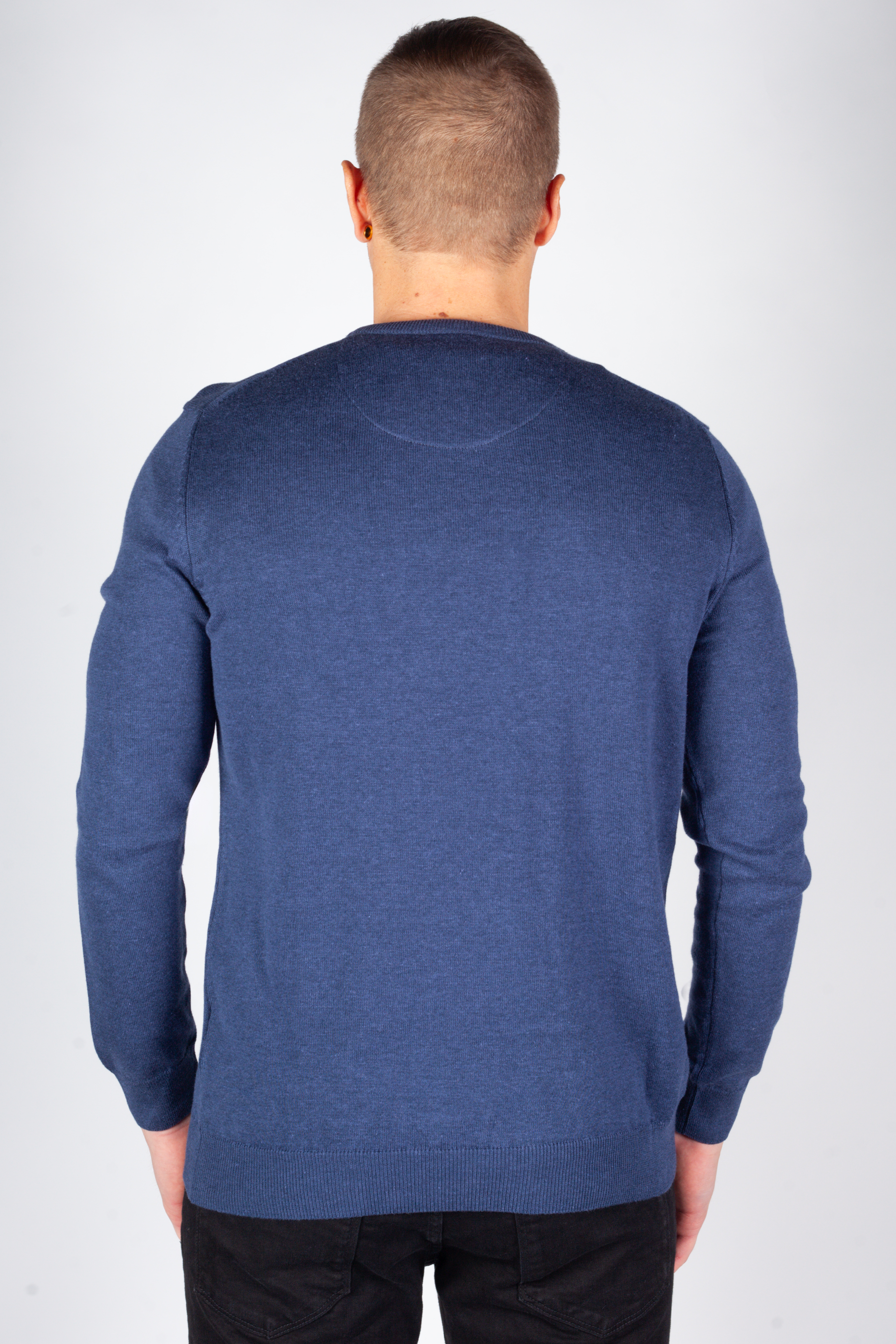 Sweater MCL 33006-LACIVERT-MELANJ