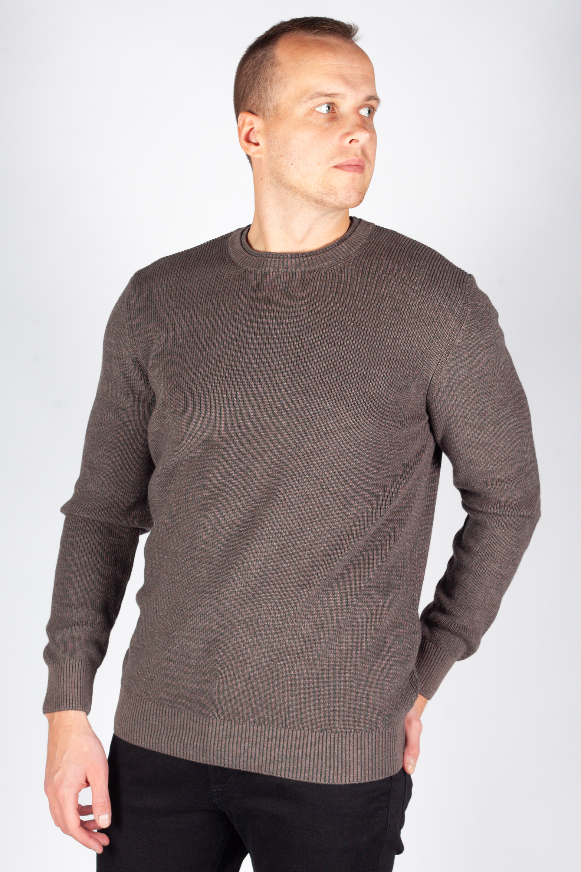Sweater MCL 33813-KAHVEMELANJ