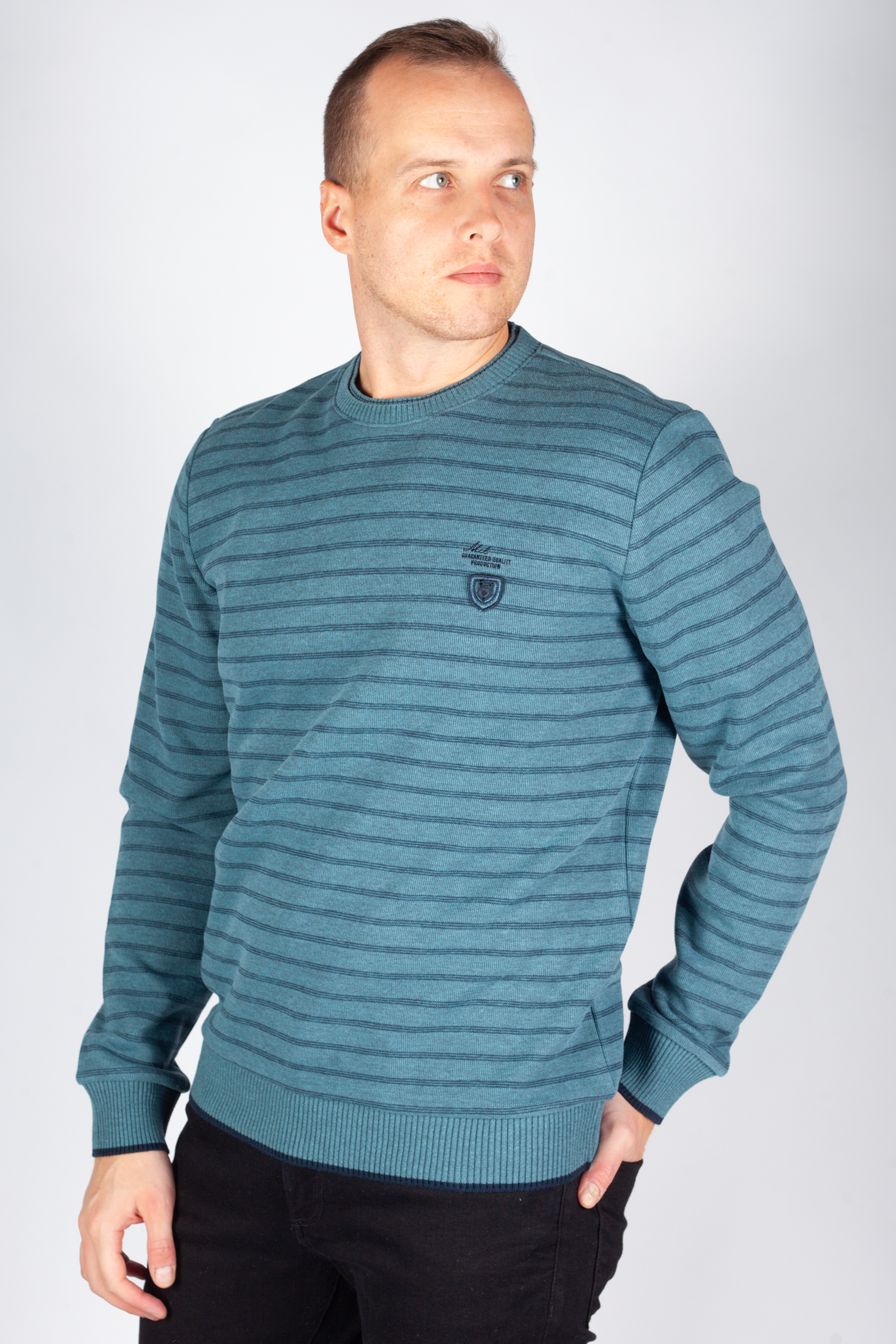 Sweater MCL 39681-TURKUAZMELANJ