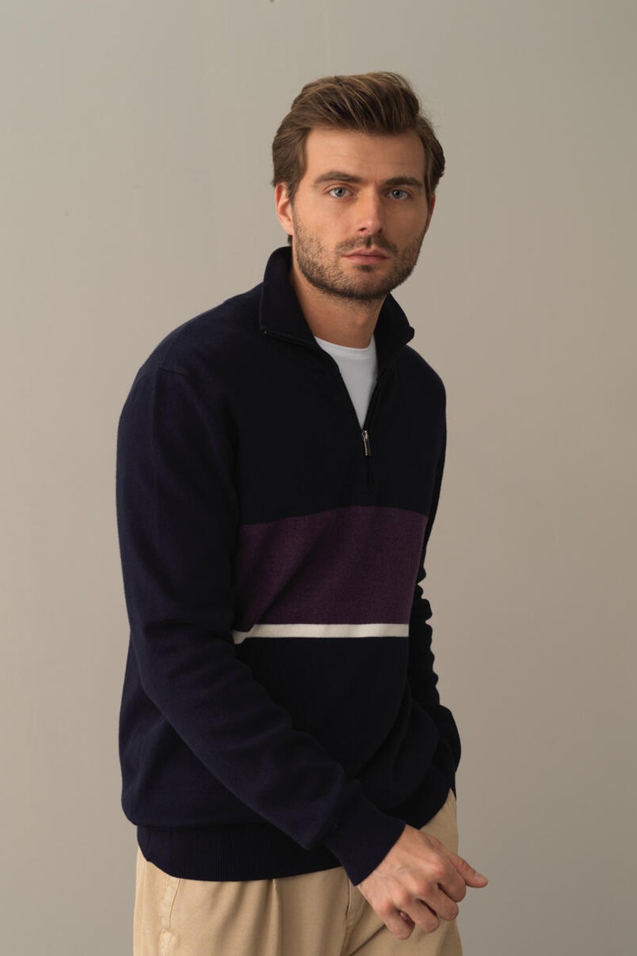 Sweater XINT 801715-LACIVERT