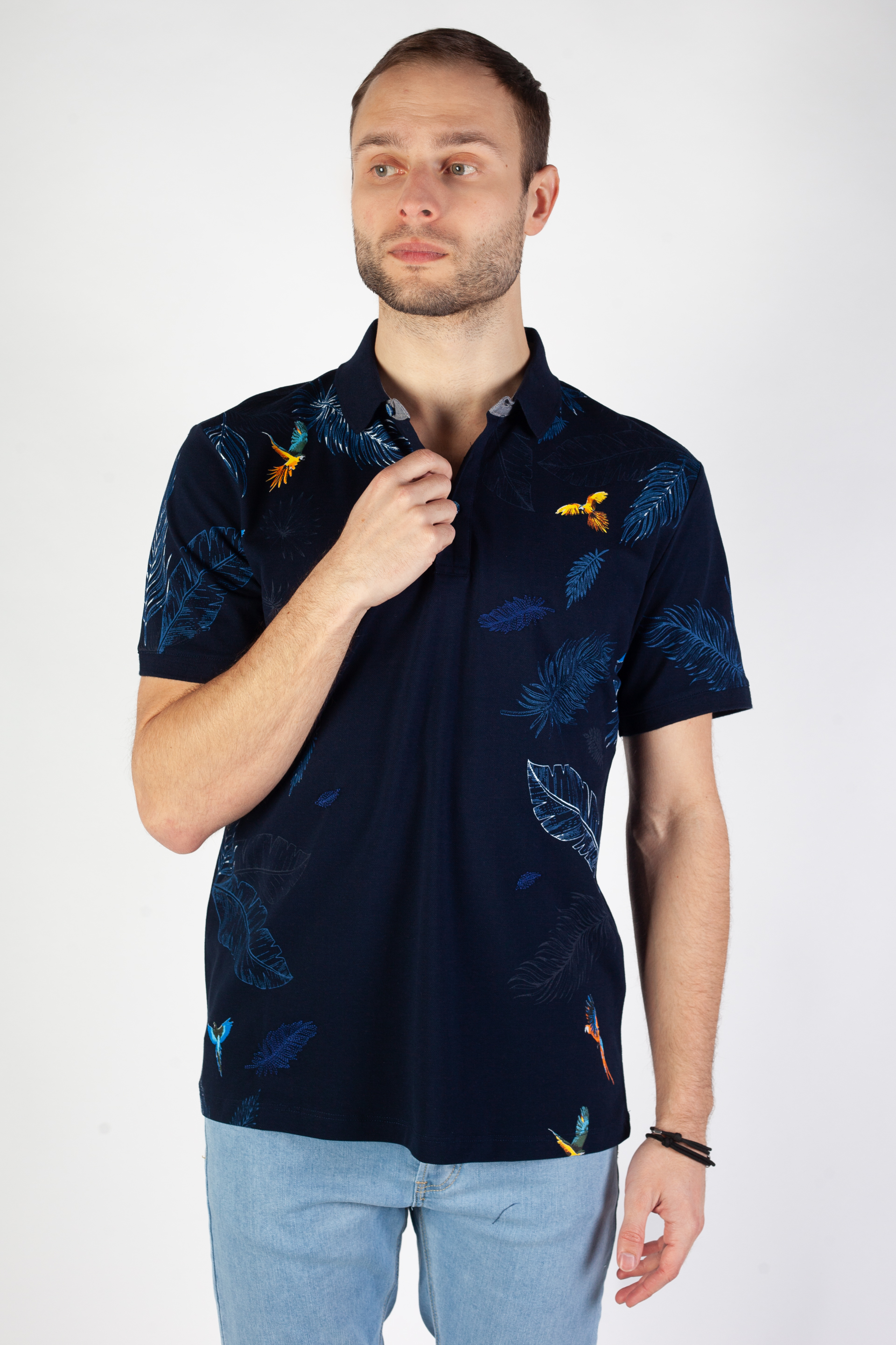 Polo shirt MCL 39551-LACIVERT