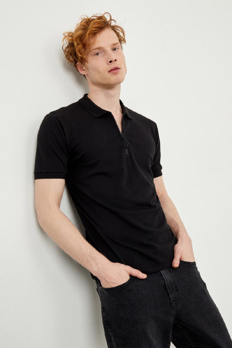 Polo shirt XINT 501926-SIYAH