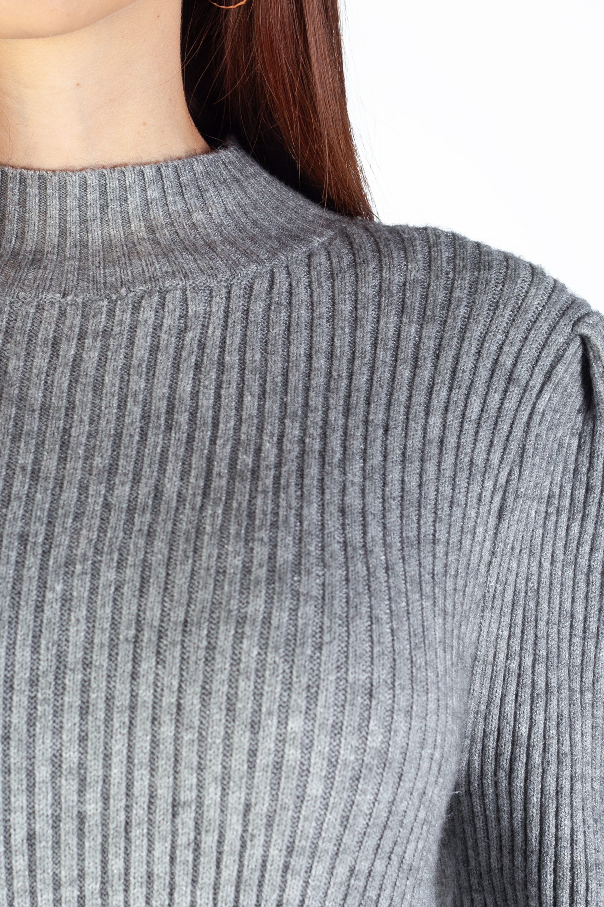 Knitted dress ONLY 15315390-Medium-Grey