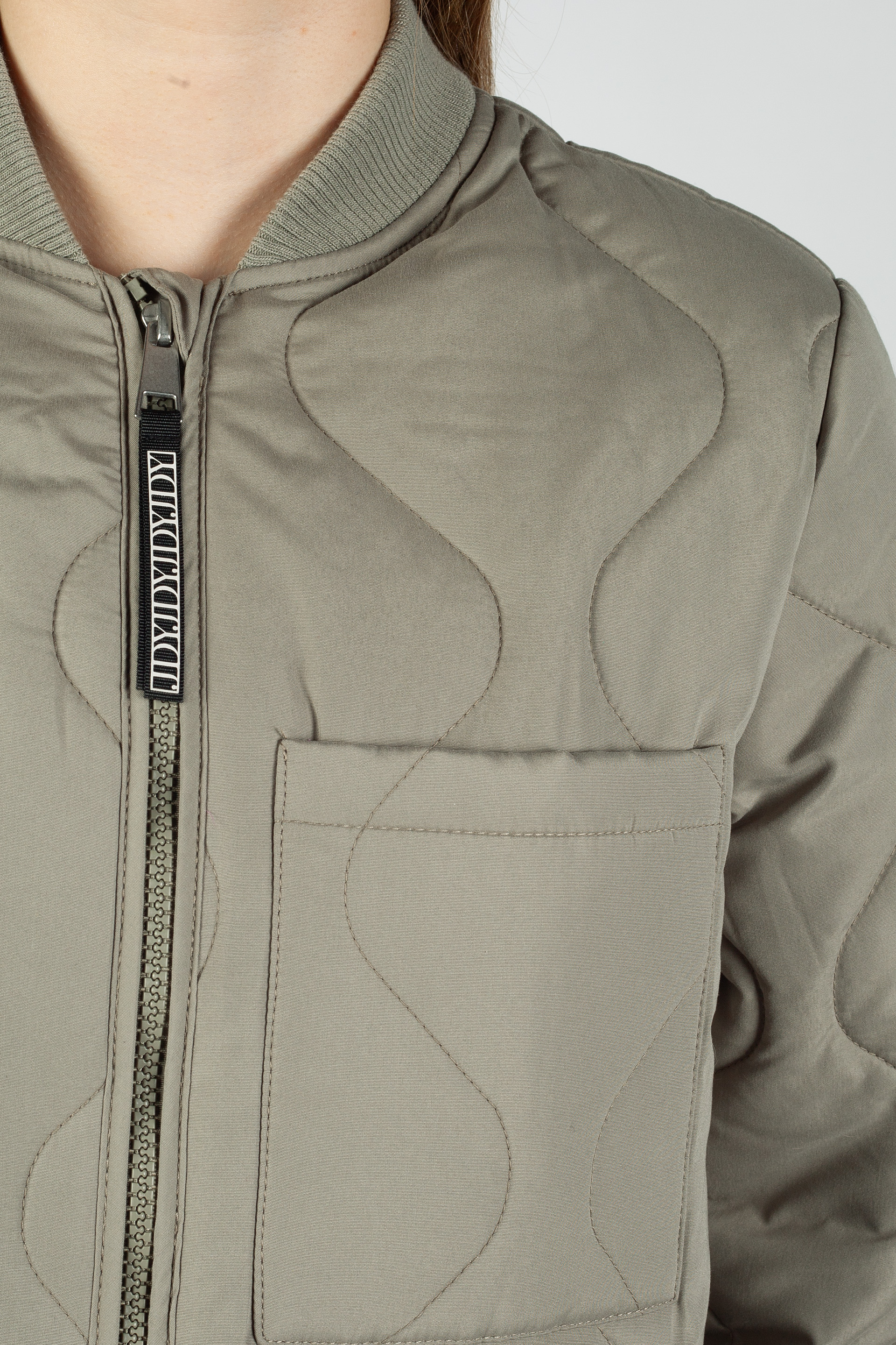 Coat JACQUELINE DE YONG 15328306-Vetiver-FF