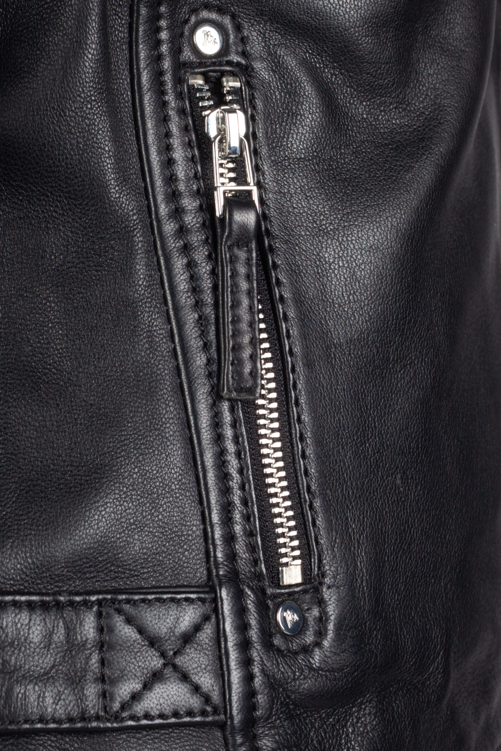 Leather jacket MAURITIUS 1101-0727-black