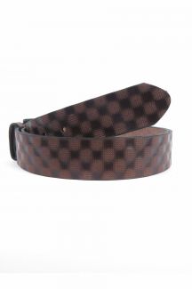 Leather belt BLK JEANS 010755-23104-BROWN