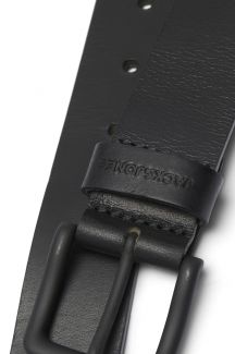 Leather belt JACK & JONES 12242687-Black