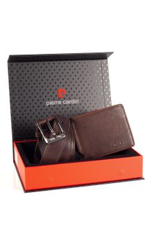 Leather belt PIERRE CARDIN PC-8806-9033-YS17-TMORO