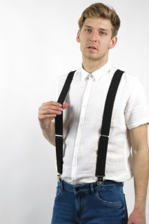 Suspenders X JEANS DMAX40-BLACK