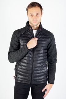 Jacket AERONAUTICAL CAMPUS-BLACK-MELANGE