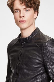 Leather jacket GIPSY G2BKrain-SF-LAMAXV-BLAC