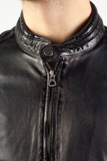 Leather jacket GIPSY GMSutton-LRACV-D-BLUE