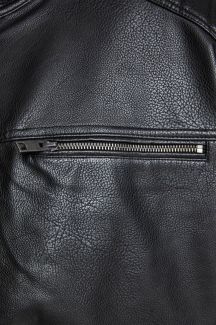 Leather jacket JACK & JONES 12172908-Black