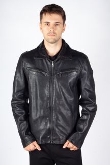 Leather jacket MAURITIUS 1201-0846-black
