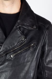 Leather jacket MAURITIUS 1201-0849-black