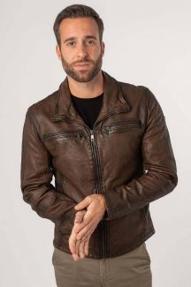 Leather jacket MAURITIUS 1201-0729-antique-cogna
