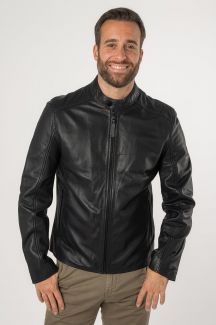 Leather jacket MAURITIUS 3201-0021-dark-navy