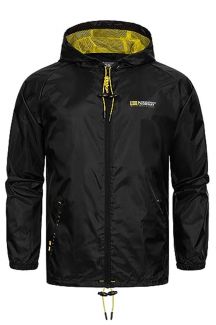Wind jacket GEOGRAPHICAL NORWAY BOAT-Black