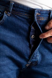 Jeans KENZARRO KZR-103-BLUE-BLACK