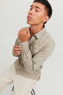 Denim shirt JACK & JONES 12138115-Crockery