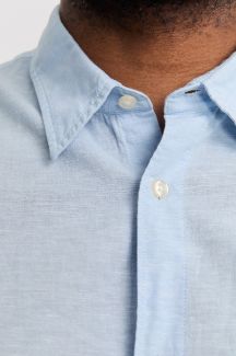 Linen shirt JACK & JONES 12269089-Chambray-Blue