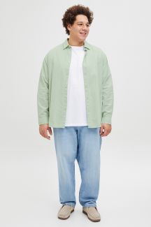 Linen shirt JACK & JONES 12269089-Iceberg-Green
