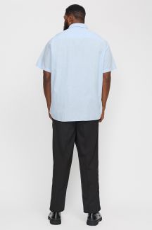 Linen shirt JACK & JONES 12269090-Chambray-Blue