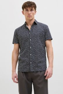 Linen shirt JACK & JONES 12274951-Night-Sky