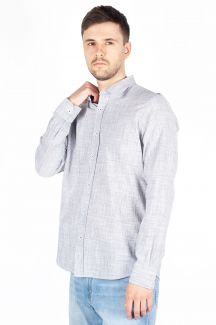 Linen shirt MCL 32847-LACIVERT