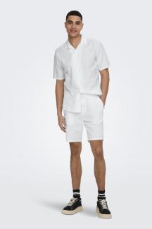 Linen shirt ONLY & SONS 22025116-White