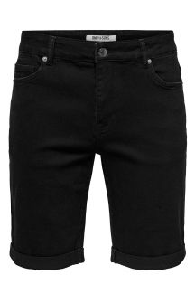 Denim shorts ONLY & SONS 22032925-Black