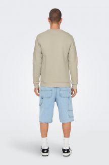 Hoodie ONLY & SONS 22018683-Silver-Lining