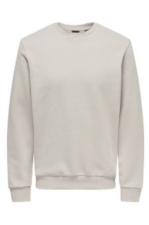 Hoodie ONLY & SONS 22018683-Silver-Lining