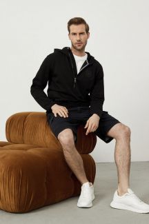 Hoodie XINT 300265-SIYAH