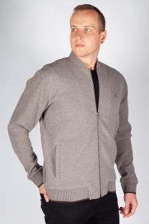 Sweater with zip MCL 40450-KAHVEMELANJ