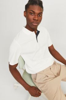 Polo shirt JACK & JONES 12251180-Cloud-Dancer