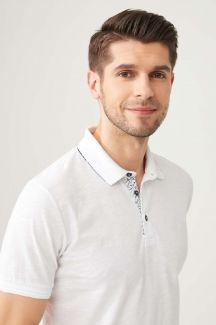 Polo shirt MCL 39206-BEYAZ