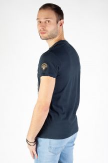 T-shirt LEGENDERS HELMET-HUDSON-BLUE