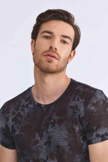 T-shirt XINT 501595-SIYAH