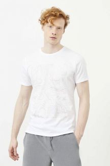 T-shirt XINT 501845-BEYAZ