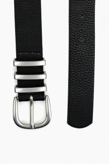 Belt PIECES 17082261-Black-Silver