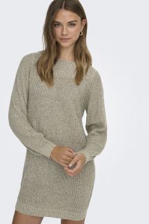 Knitted dress JACQUELINE DE YONG 15234103-Cement-WBP