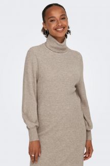 Knitted dress ONLY 15309197-Mocha-Meringu
