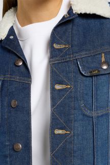 Denim jacket with sherpa lining LEE 112370871